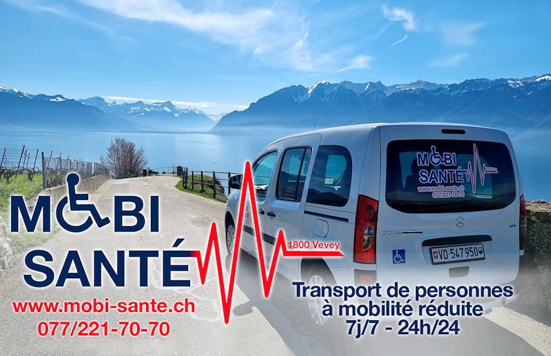 Mobi-santé - mobisante - Transport de personnes à mobilité réduite en Suisse romande
